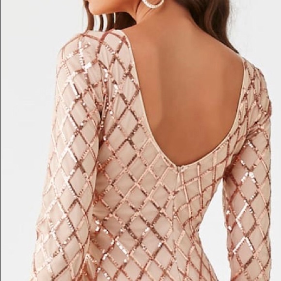 Forever 21 Sequin Bodycon Mini Dress - Picture 3 of 6